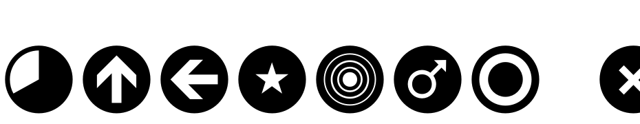 Leitura Symbols Circles cкачати шрифт безкоштовно